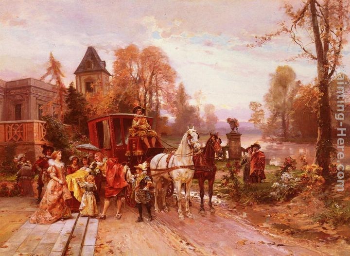 Cesare-Auguste Detti The Arrival of the Baby